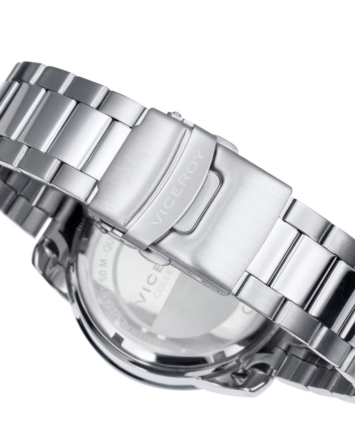 viceroy Reloj de hombre Heat de acero IP azul con cronógrafo Envío internacional gratuito