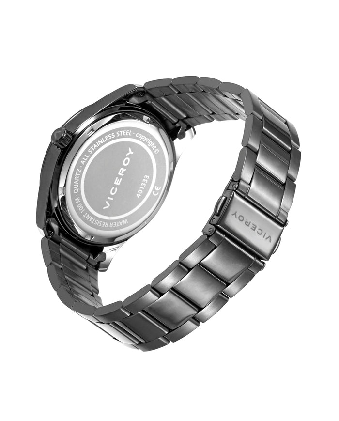 viceroy Reloj de Hombre Magnum con caja y brazalete de acero en Ip gris Ofertas de temporada