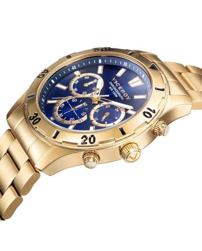 viceroy Reloj de hombre Heat de acero IP dorado y cronógrafo Ofertas
