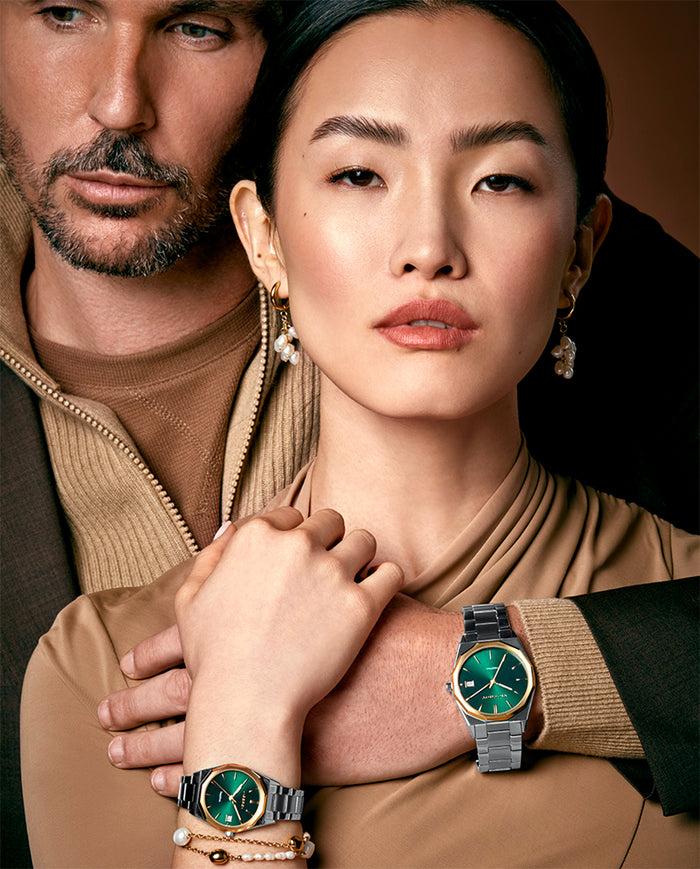 viceroy Reloj de Hombre Dress extraplano de acero con cristal zafiro Venta caliente