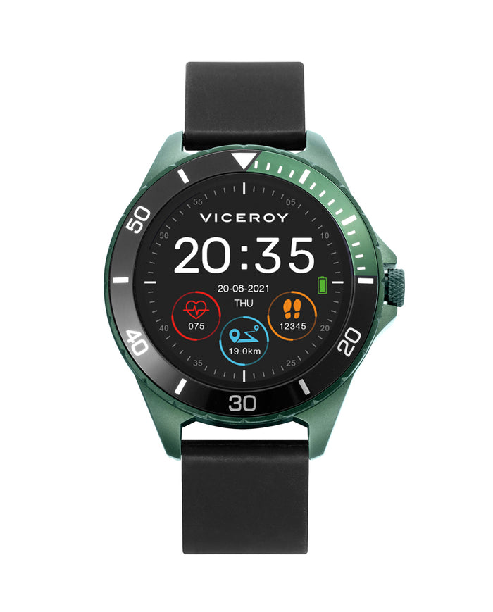 viceroy Smartwatch infantil Smartpro con correa de silicona negra y correa adicional con estampado de camuflaje verde Los más vendidos