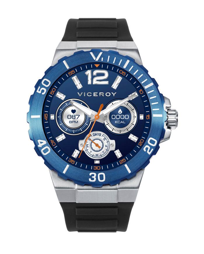 viceroy Reloj Smart Acero Ip Azul Correa Sr Va