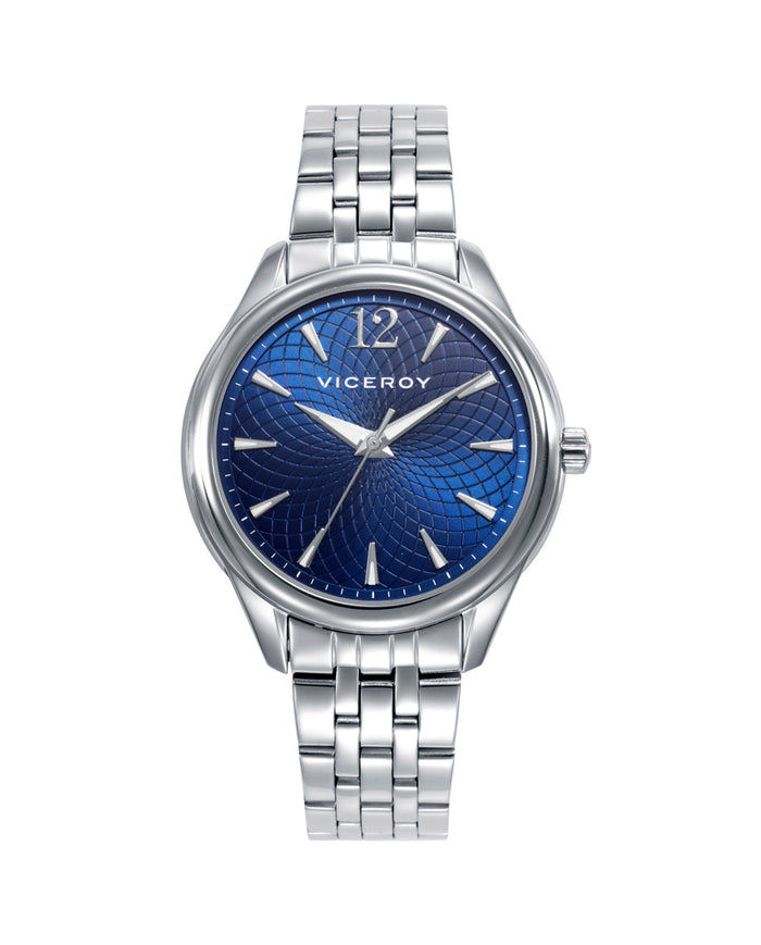viceroy Pack reloj y pulsera caja de acero 5 atm y brazalete de acero con movimiento cuarzo