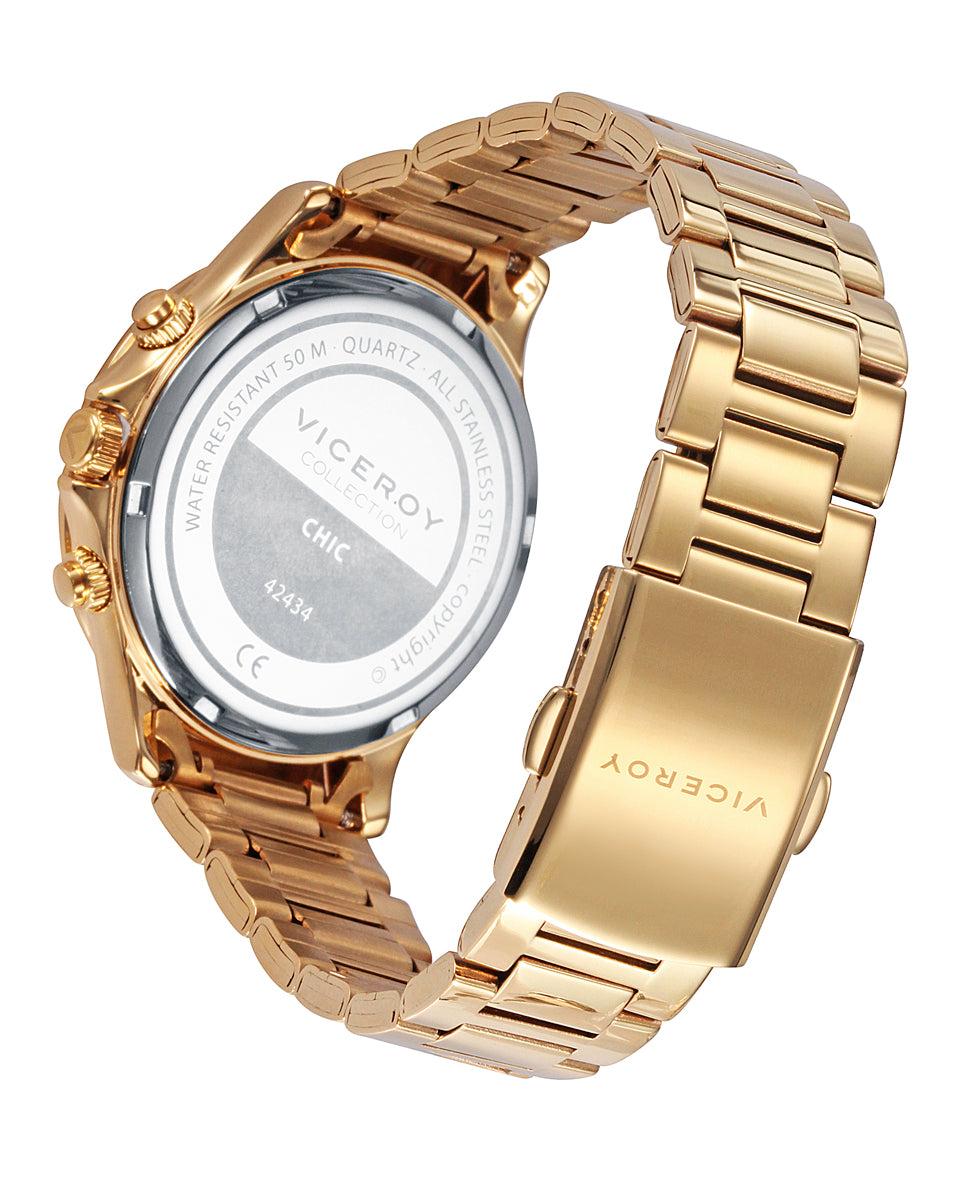 viceroy Reloj de mujer Chic con caja y brazalete de acero en Ip dorado Grandes ahorros