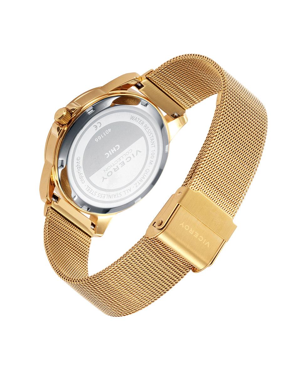 viceroy Reloj de mujer Chic con caja y brazalete de acero dorado Ofertas