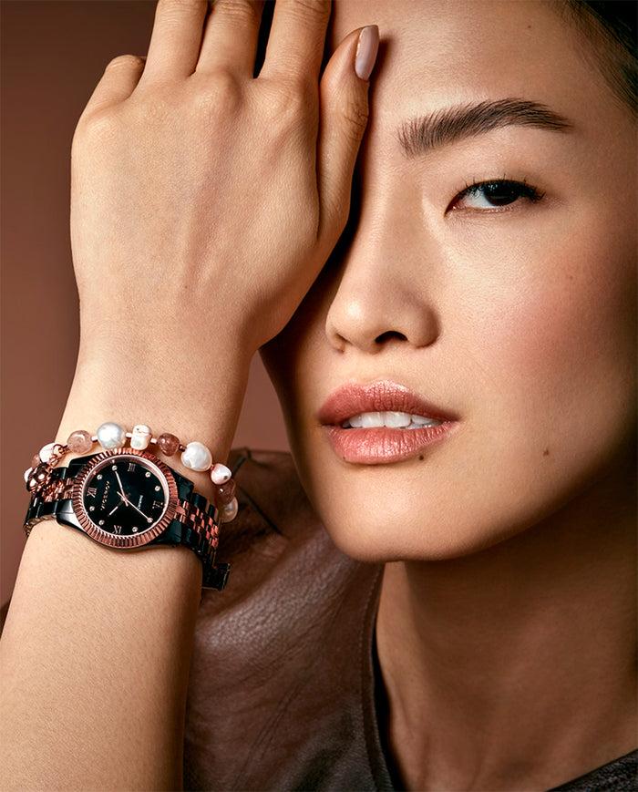 viceroy Reloj de Mujer Chic caja y brazalete de cerámica y acero Ip rosa Venta caliente