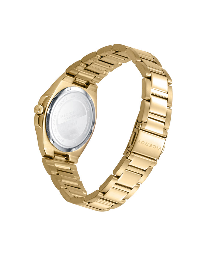viceroy Reloj con caja y brazalete de acero dorado con movimiento cuarzo Los más vendidos