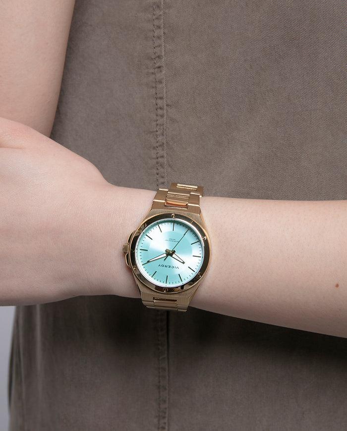 viceroy Reloj con caja y brazalete de acero dorado con movimiento cuarzo Los más vendidos