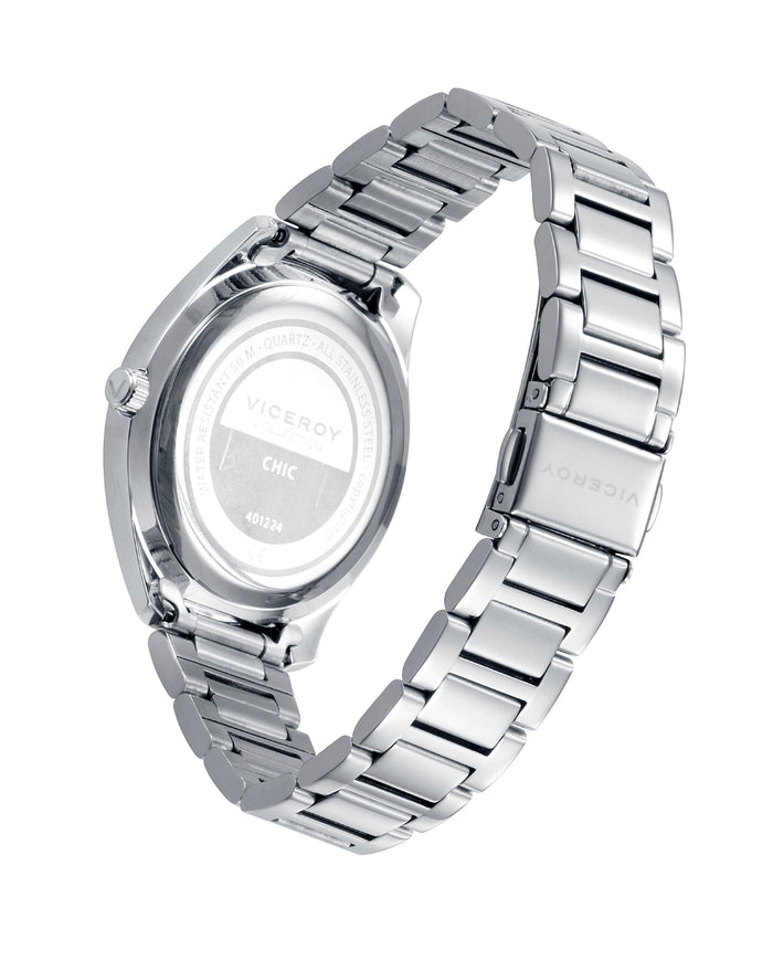viceroy Reloj caja y brazalete de acero y movimiento de cuarzo Ventas relámpago