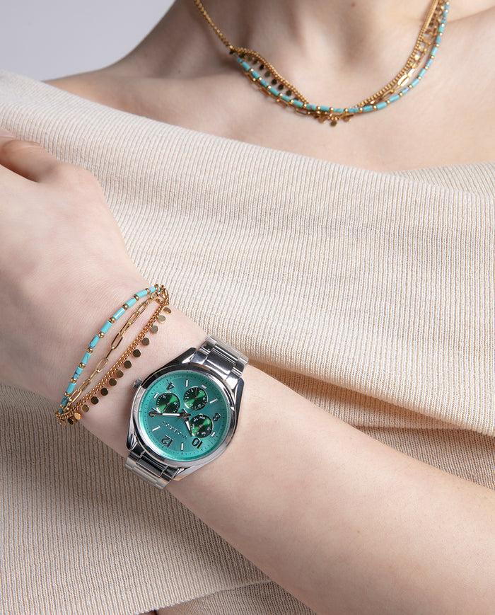 viceroy Reloj caja y brazalete de acero y movimiento de cuarzo Ventas relámpago