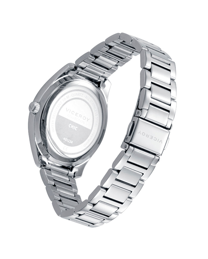 viceroy Reloj caja y brazalete de acero y movimiento de cuarzo Descuento