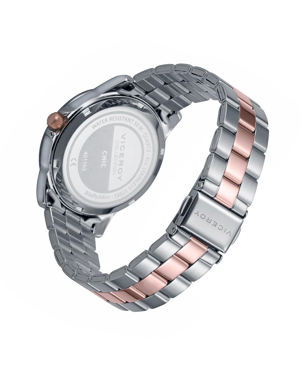 viceroy Reloj de mujer Chic con caja y brazalete de acero bicolor Promoción por tiempo limitado