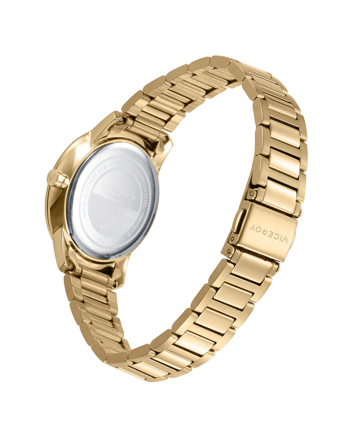 viceroy Reloj para mujer en acero dorado con esfera gris Envío internacional gratuito