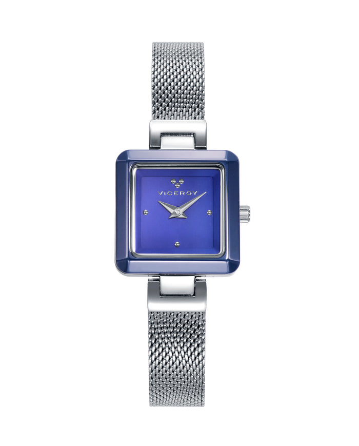 viceroy Reloj de Mujer Cerámica caja y malla milanesa de acero
