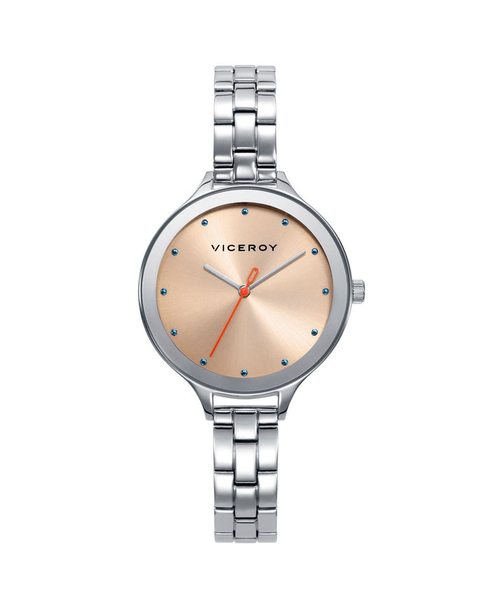 viceroy Reloj de mujer Kiss 3 agujas de acero y esfera rosa Rebajas de fábrica