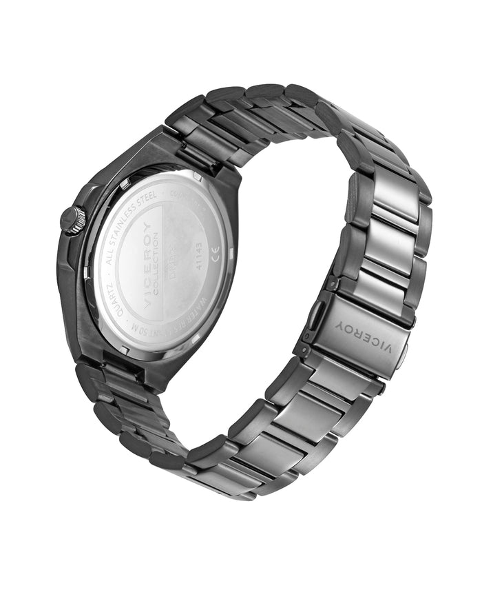 viceroy Reloj en acero gris con cronógrafo y movimiento de cuarzo Descuento
