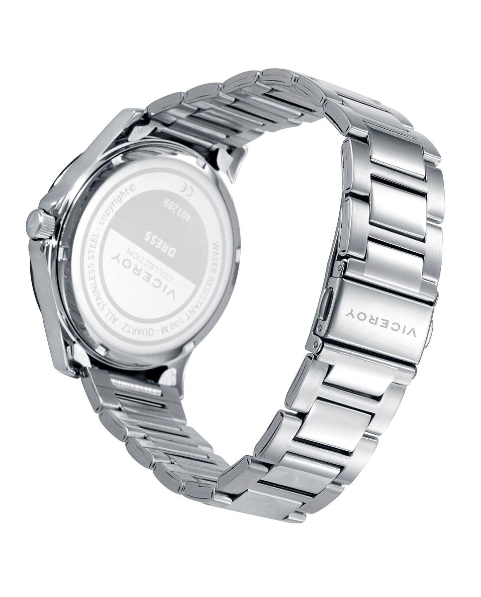 viceroy Reloj de hombre Dress con caja azul y brazalete de acero Solo hoy