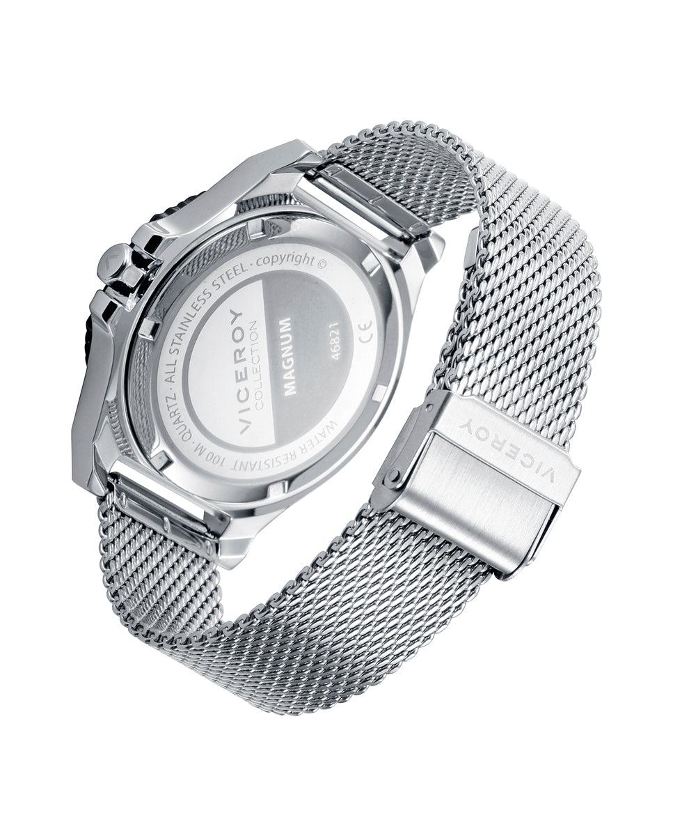 viceroy Reloj de hombre colección MAGNUM con caja y malla milanesa en acero Grandes descuentos