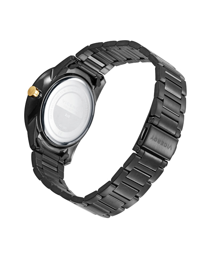 viceroy Reloj caja y brazalete de acero gris con movimiento de cuarzo Ofertas especiales