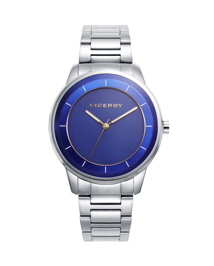 viceroy Reloj con caja y brazalete de acero con movimiento cuarzo