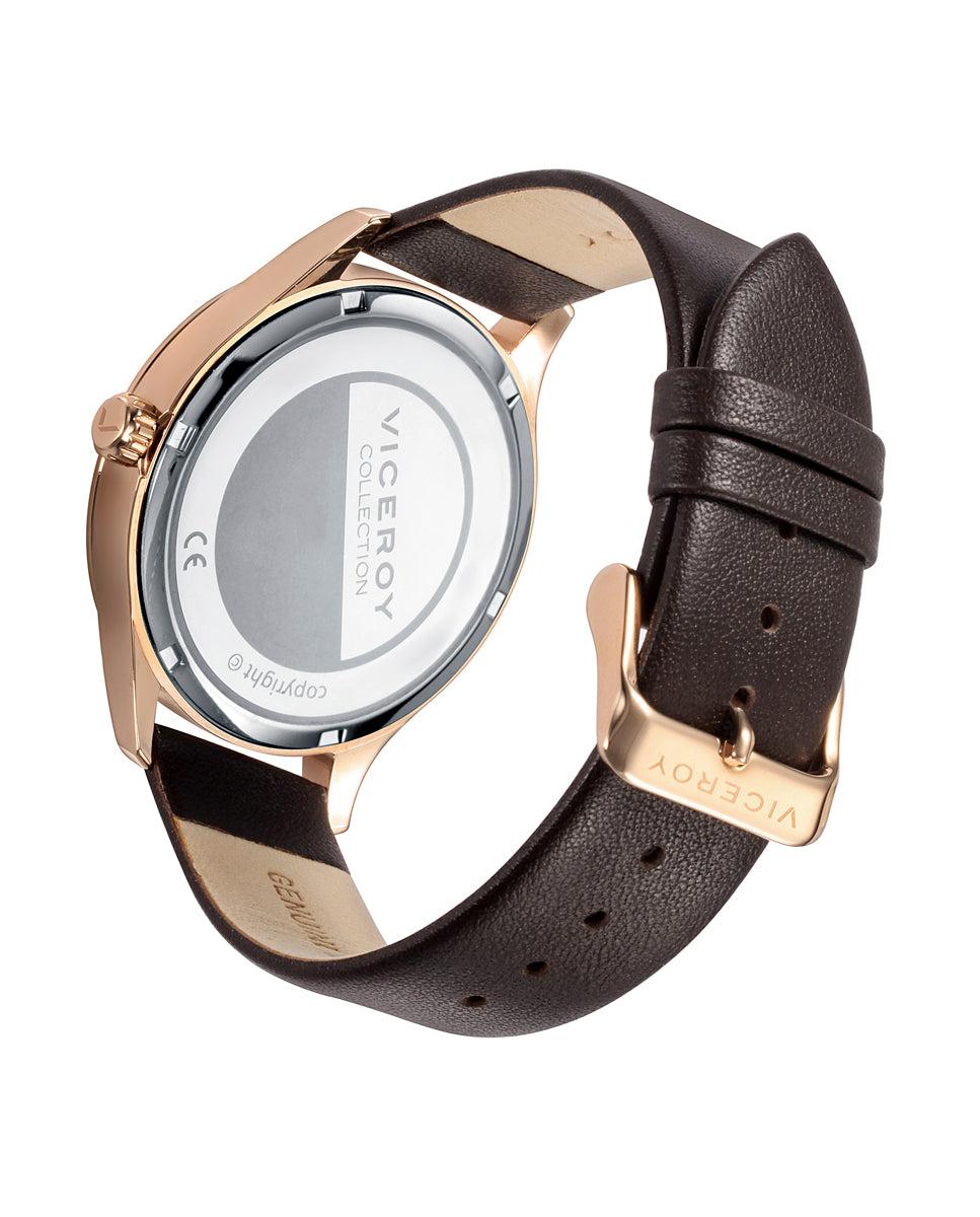 viceroy Reloj de hombre Viceroy Beat con correa de piel marrón Devoluciones gratuitas