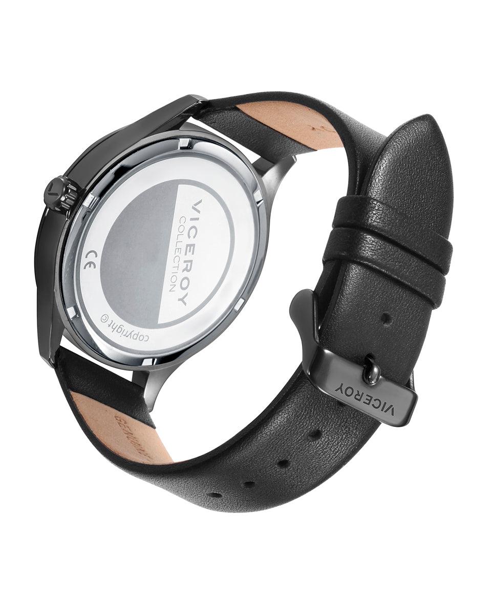 viceroy Reloj de hombre Viceroy Beat con correa de piel negra 2025