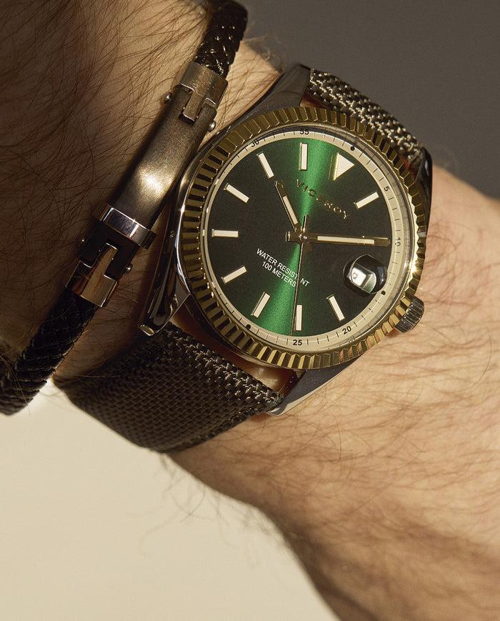 viceroy Reloj de hombre Chic con caja de acero y correa de nylon verde En línea