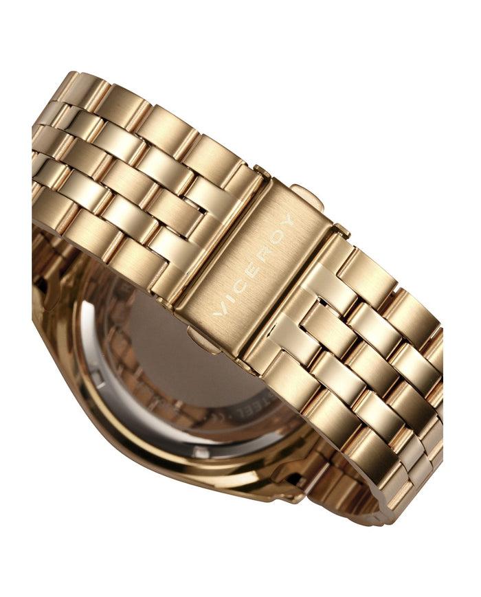 viceroy Reloj de hombre Magnum multifunción de acero Ip dorado Venta caliente
