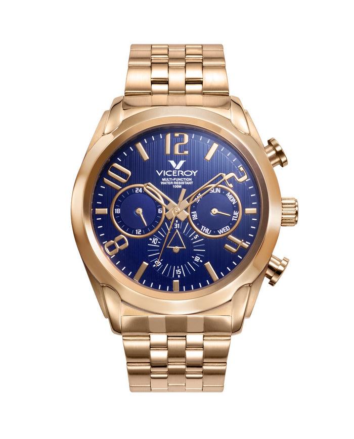 viceroy Reloj de hombre Magnum multifunción de acero Ip dorado Venta caliente