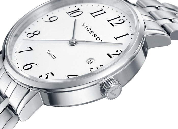 viceroy Reloj de hombre Viceroy con brazalete de acero y esfera blanca Oferta exclusiva