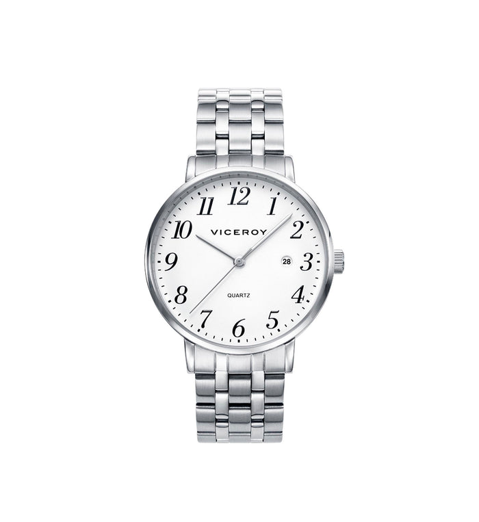 viceroy Reloj de hombre Viceroy con brazalete de acero y esfera blanca Oferta exclusiva