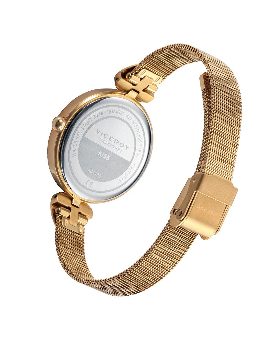 viceroy Reloj de mujer Viceroy Kiss de acero con malla milanesa en ip dorado Ofertas especiales