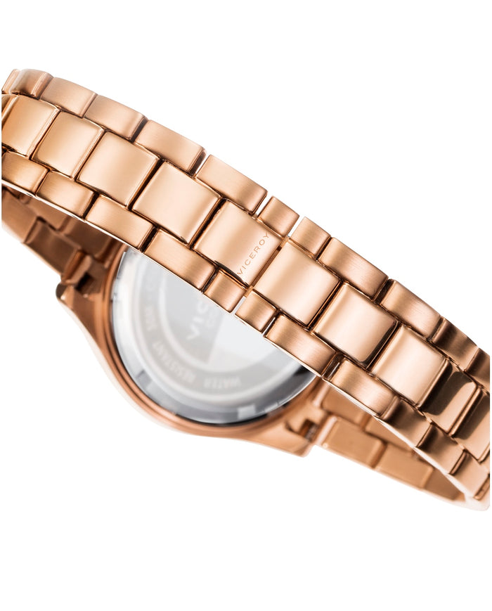 viceroy Reloj de mujer Grand 3 agujas de acero IP rosado Precio ultrabajo