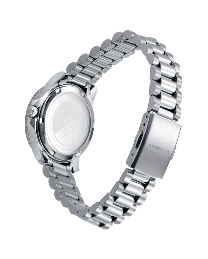 viceroy Reloj caja de acero con bisel de aluminio en color azul En oferta
