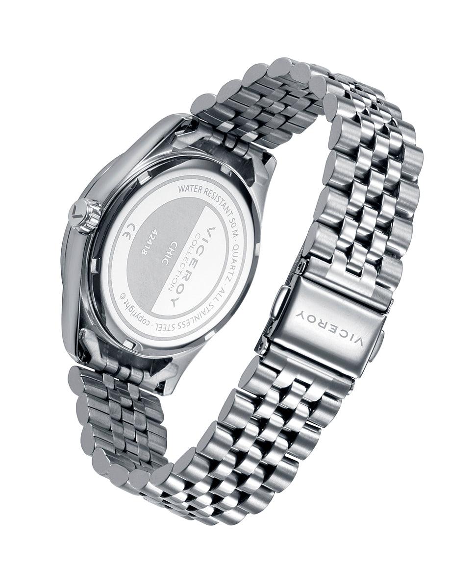 viceroy Reloj de mujer Viceroy Chic de acero multifunción con correa plateada Rebajas de fábrica