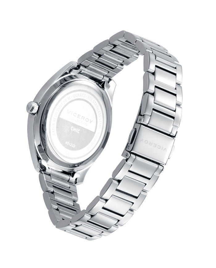 viceroy Reloj caja y brazalete de acero y movimiento de cuarzo Descuento