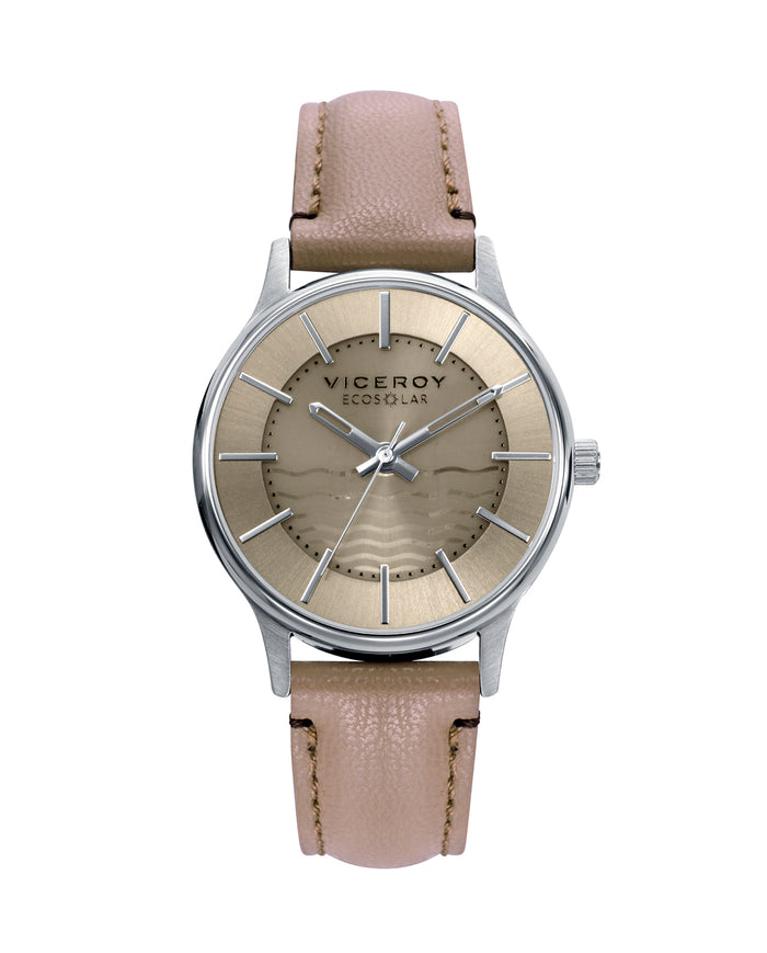 viceroy Reloj de Mujer Ecosolar caja de acero reciclado y correa vegana