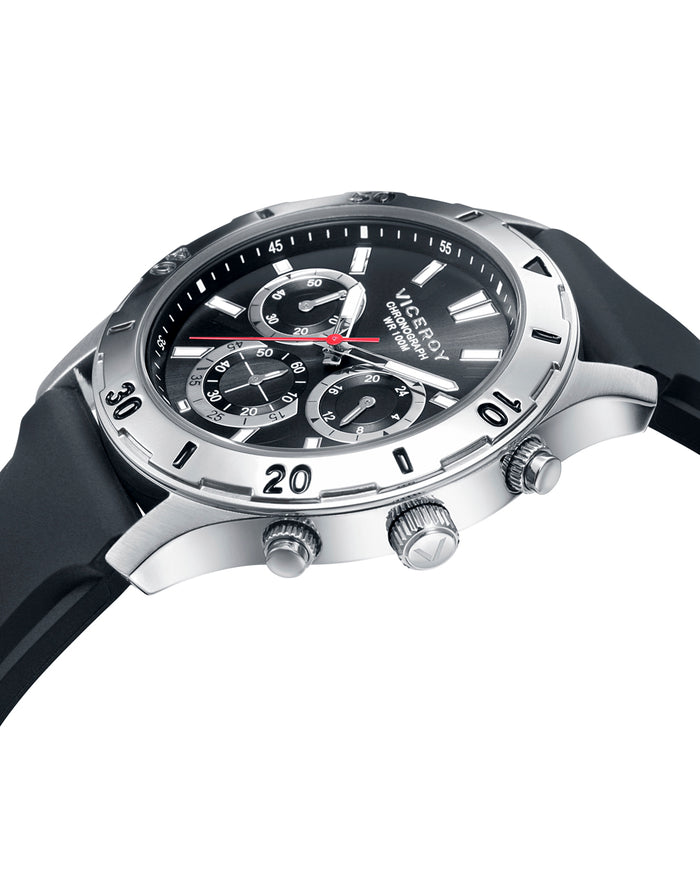 viceroy Reloj de hombre Heat cronográfo de acero y correa negra COMPRAR AHORA