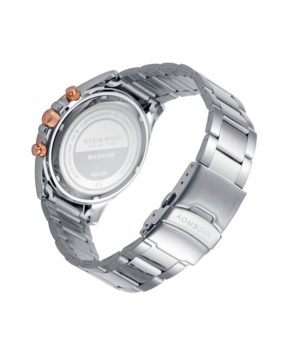 viceroy Reloj de hombre Magnum con caja y brazalete de acero Promoción trimestral