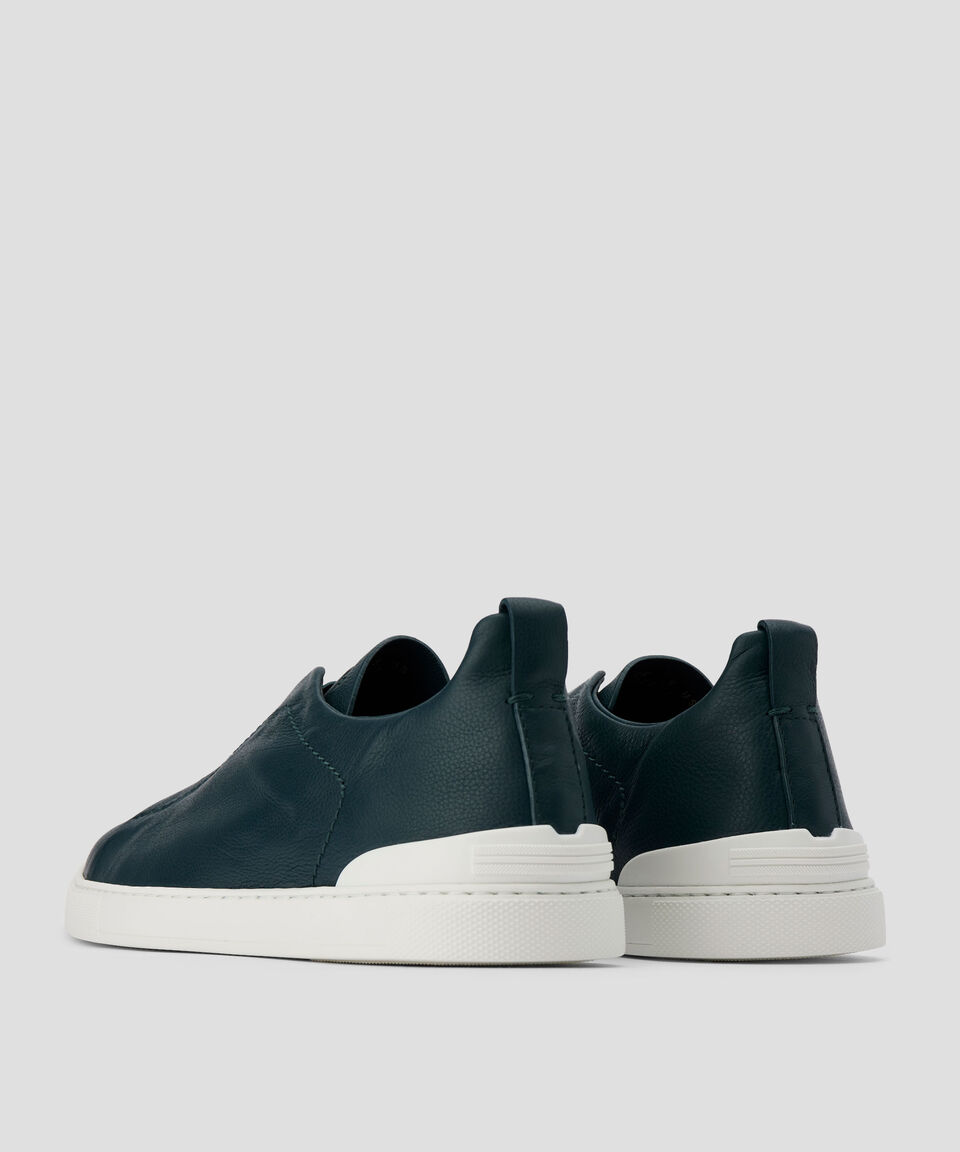 Zegna Tenis casuales en piel Triple Stitch Hombre Rebajas top