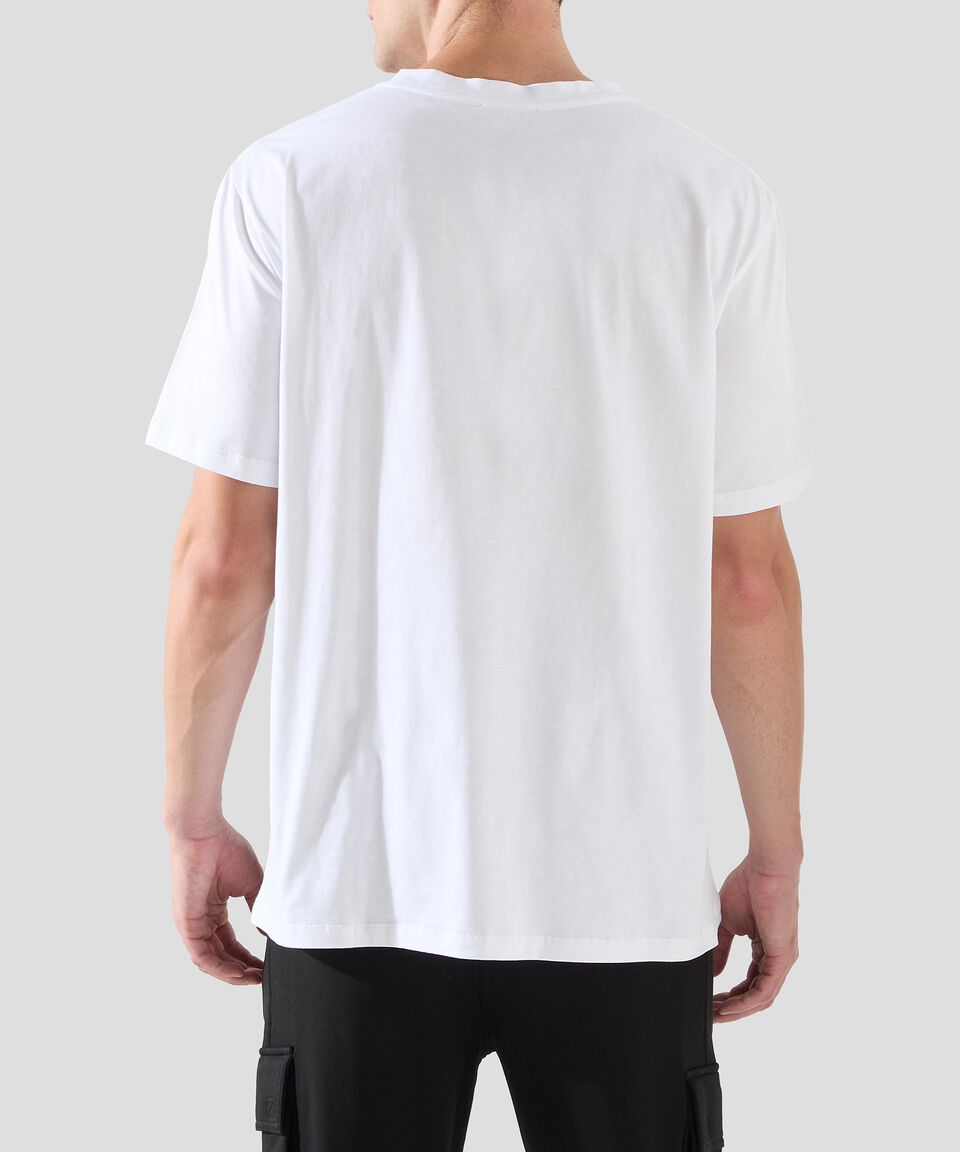 Balmain Playera de cuello redondo con manga corta estampada Hombre Envío gratis