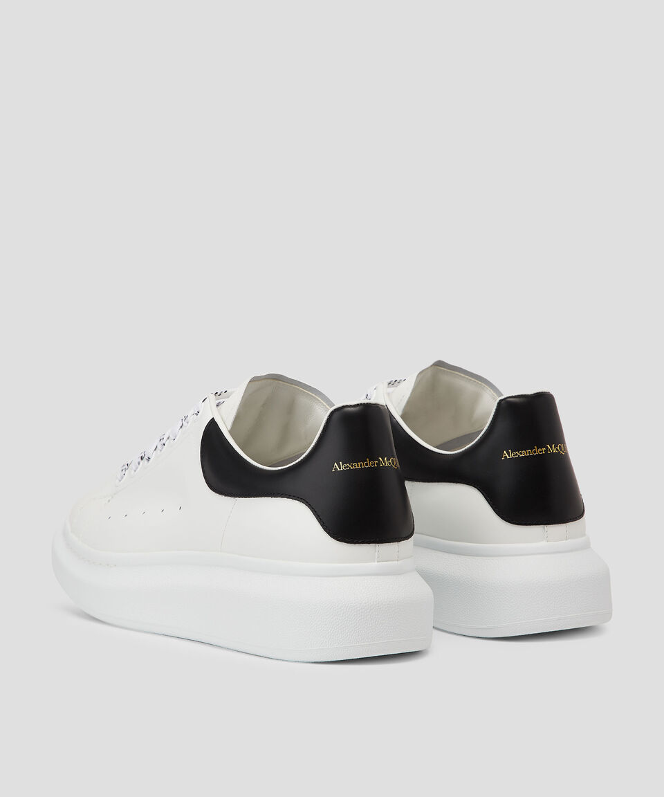 McQueen Tenis casuales con plataforma Larry en piel blancos Hombre Oferta especial