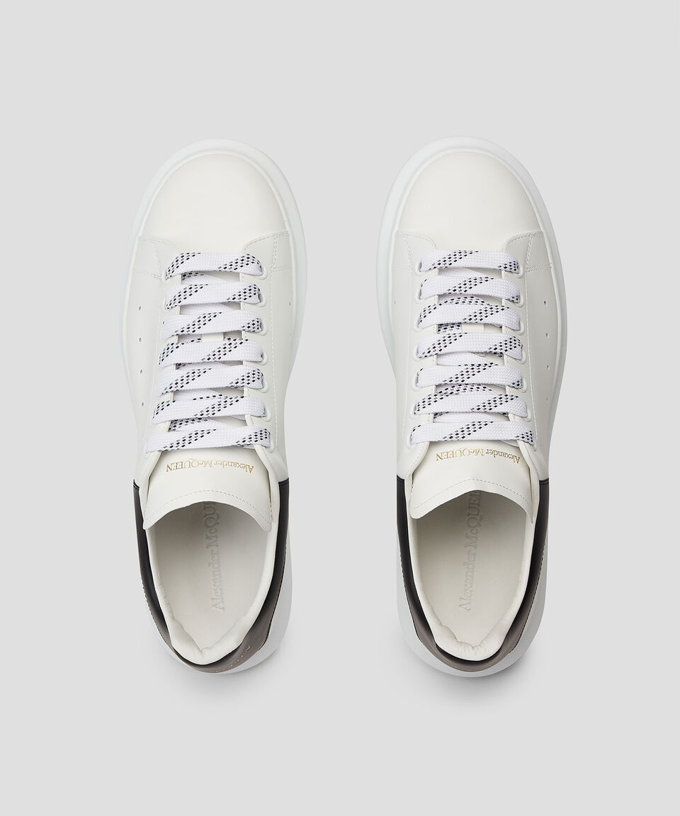 McQueen Tenis casuales con plataforma Larry en piel blancos Hombre Oferta especial