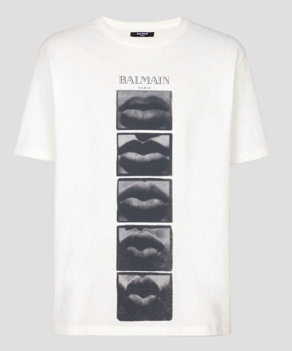 Balmain Playera cuello redondo manga corta Hombre Último día
