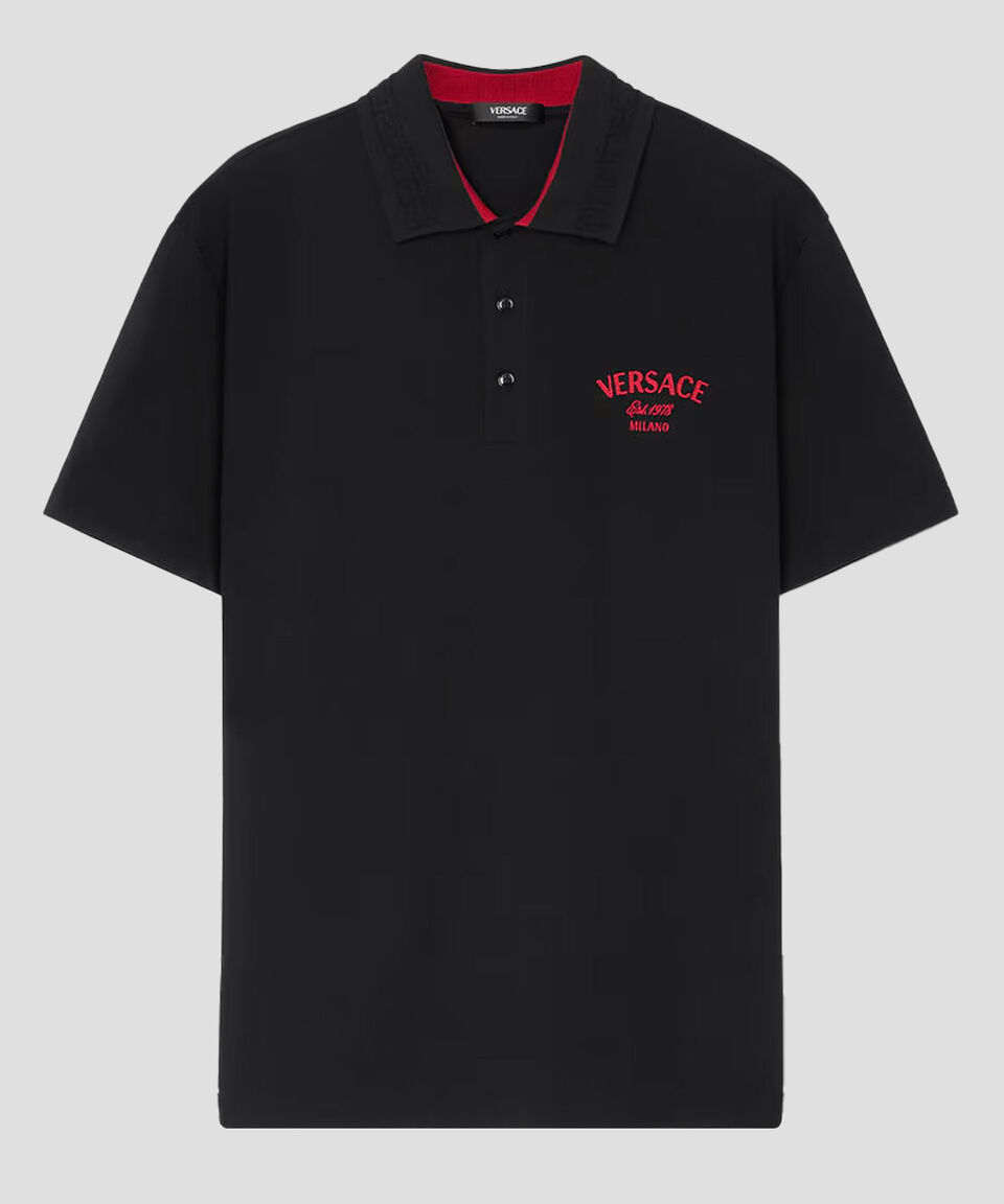 Versace Playera tipo polo manga corta Hombre Grandes descuentos