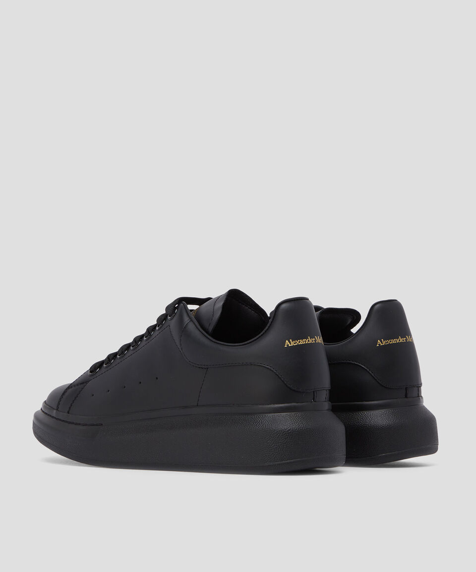 McQueen Tenis de piel con logotipo en talón Hombre Liquidación
