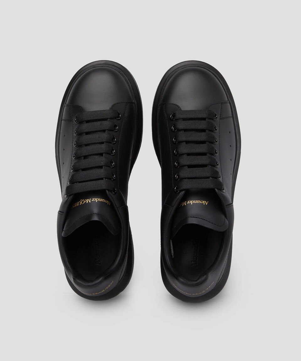 McQueen Tenis de piel con logotipo en talón Hombre Liquidación