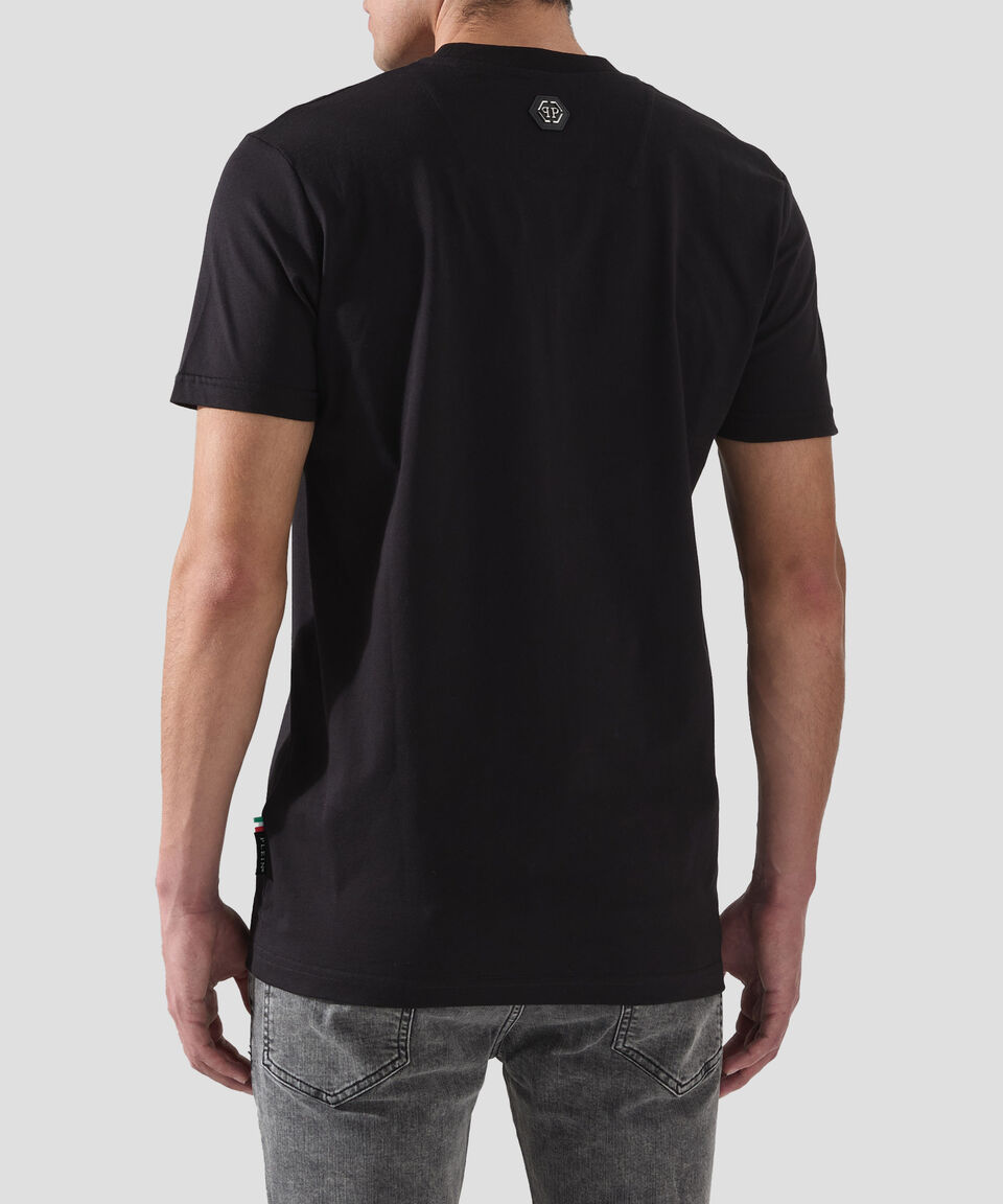 Philipp Plein Playera de cuello redondo con manga corta estampada Hombre Envío internacional gratuito