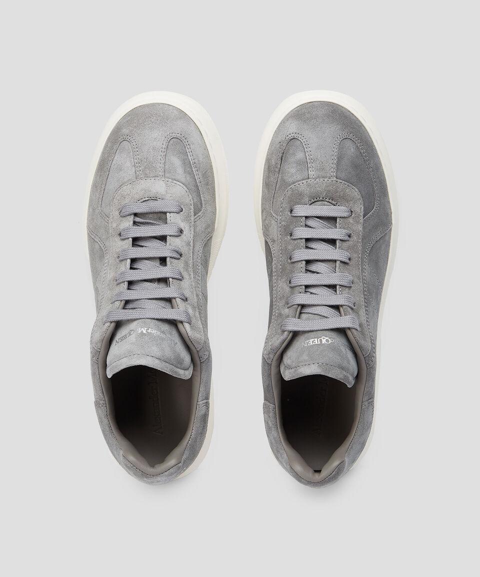 McQueen Tenis casuales Retro Trainer en piel vacuna Hombre Tienda de fábrica