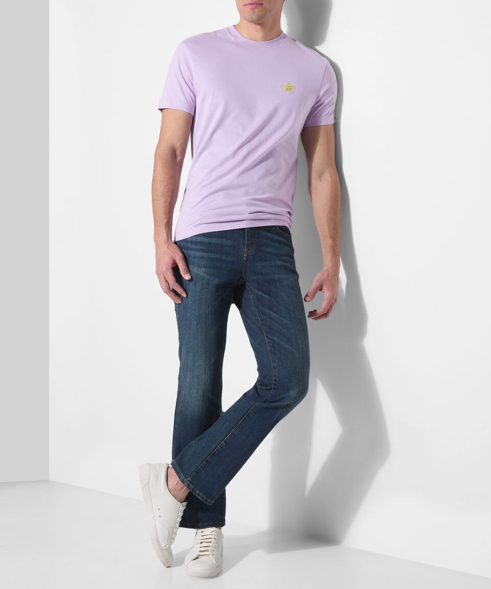 Versace Playera de cuello redondo con manga corta Hombre Última moda
